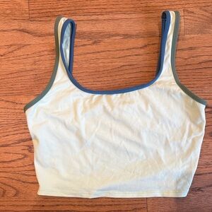 Jcrew tankini top bikini bathing suit women’s large lined tank